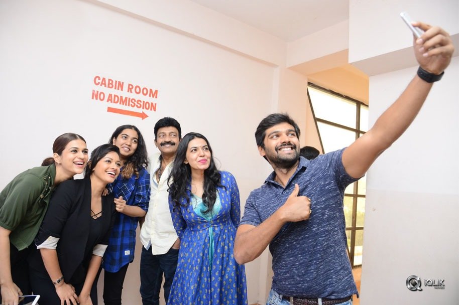 PSV-Garuda-Vega-Movie-Team-At-Bhramaramba-Theater